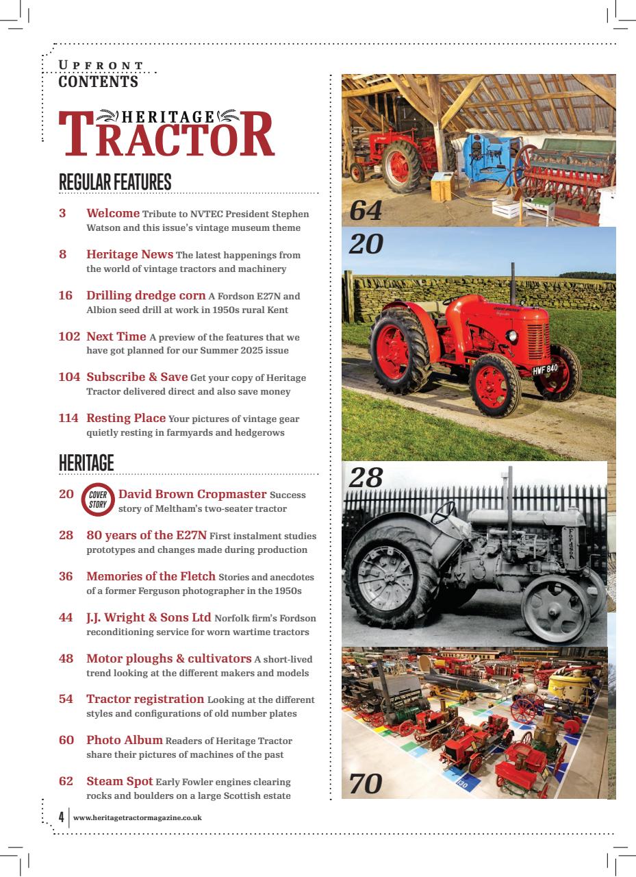 Classic Tractor Preview Pages