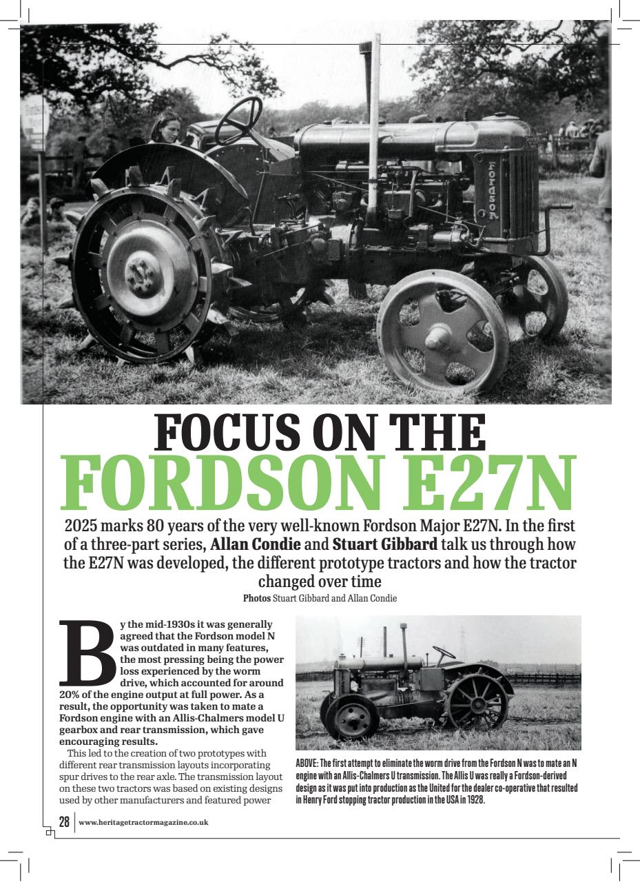 Classic Tractor Preview Pages