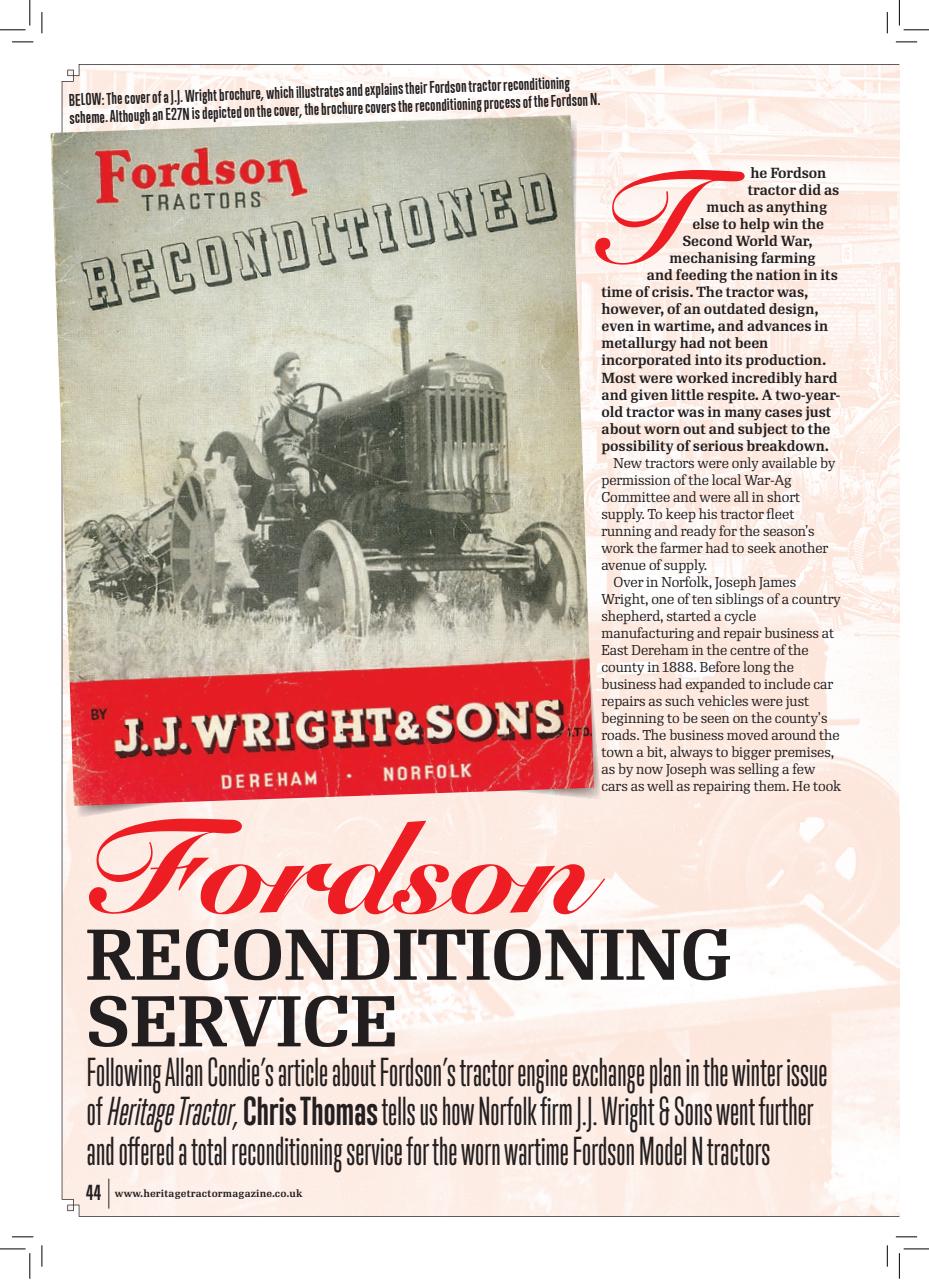 Classic Tractor Preview Pages