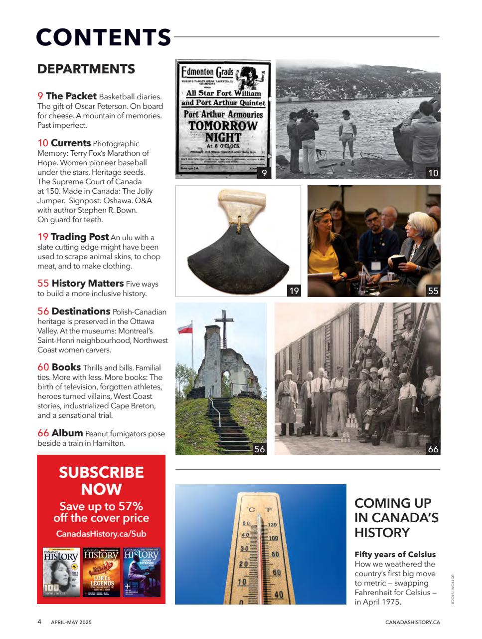 Canada's History Preview Pages