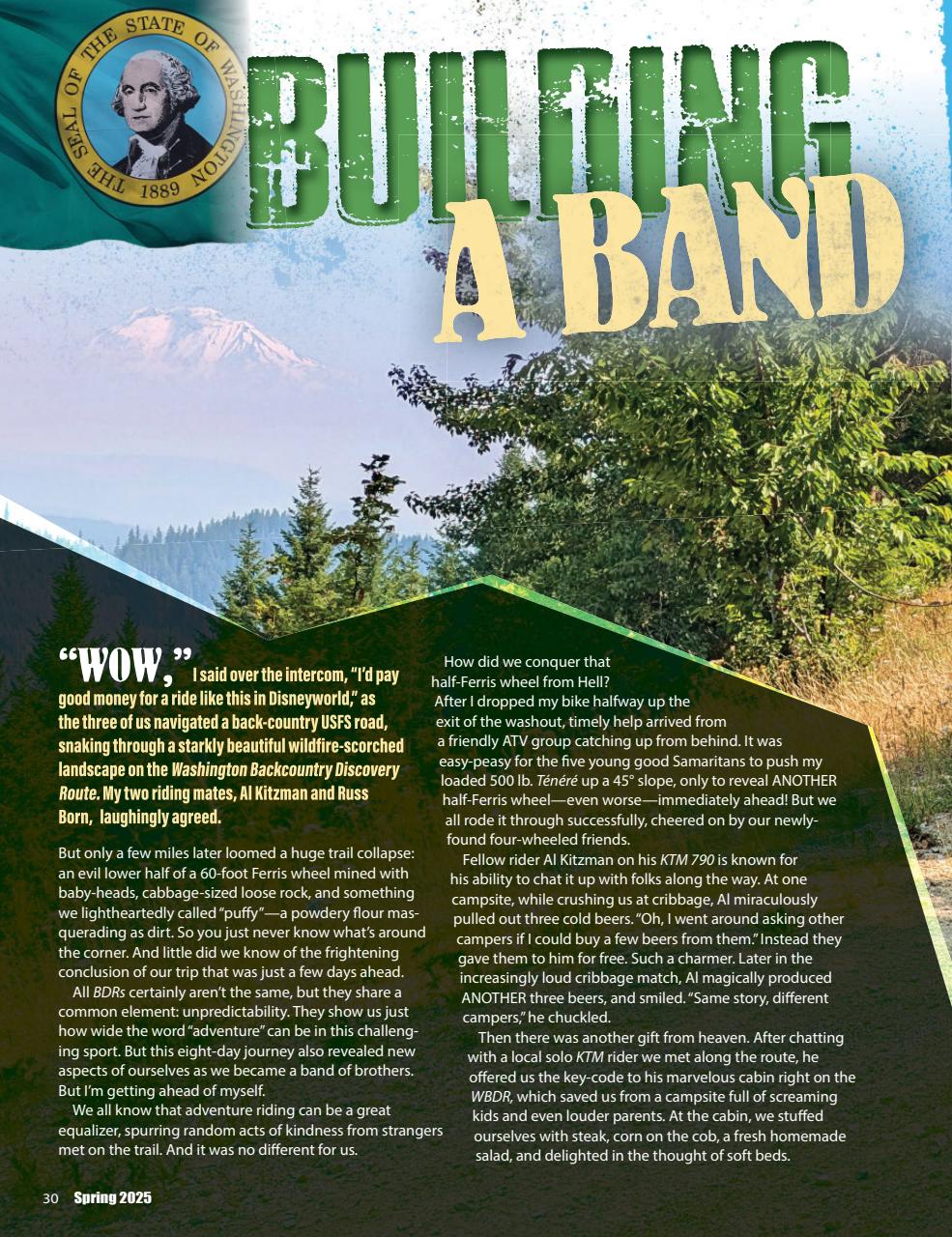 Adventure Motorcycle Preview Pages