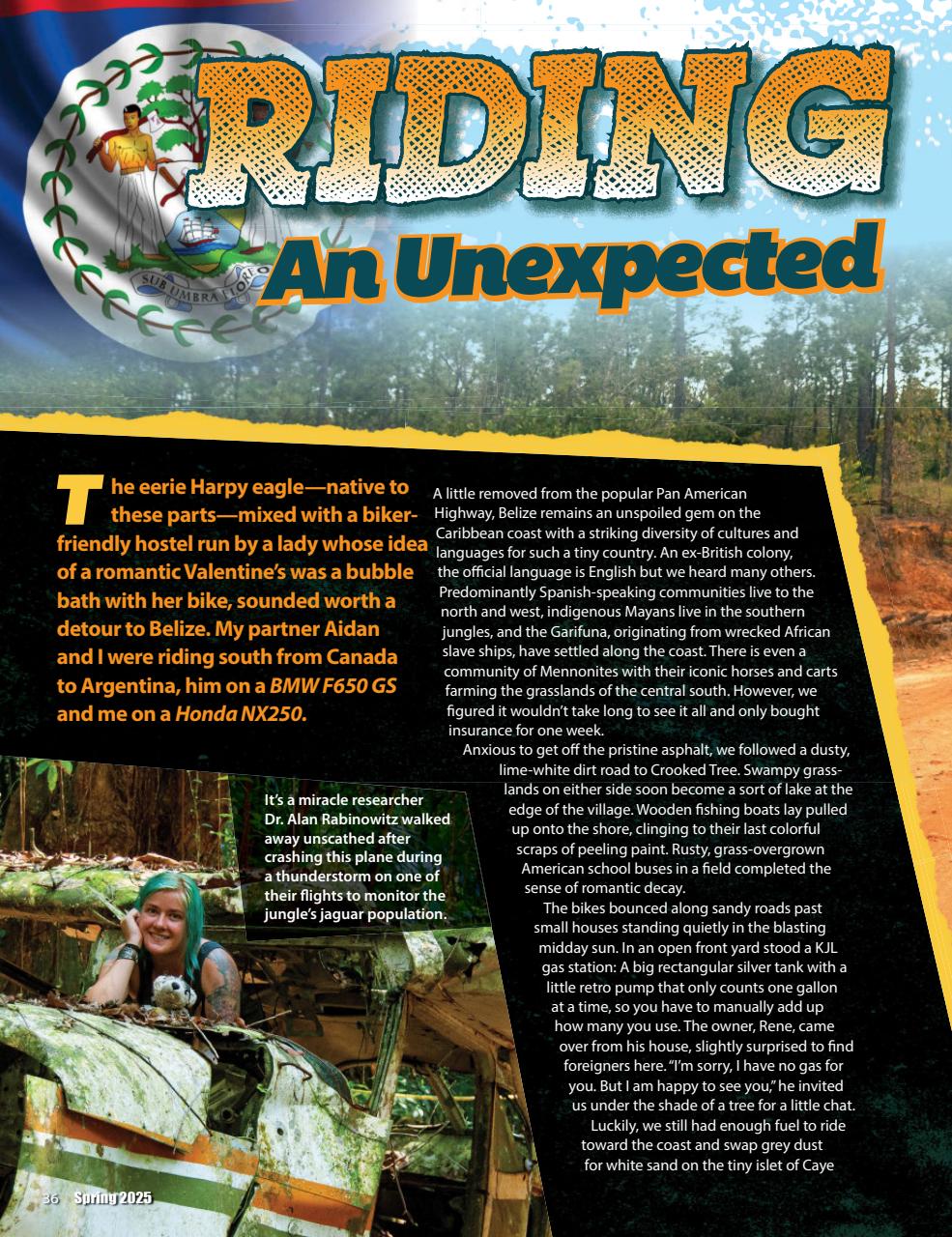 Adventure Motorcycle Preview Pages