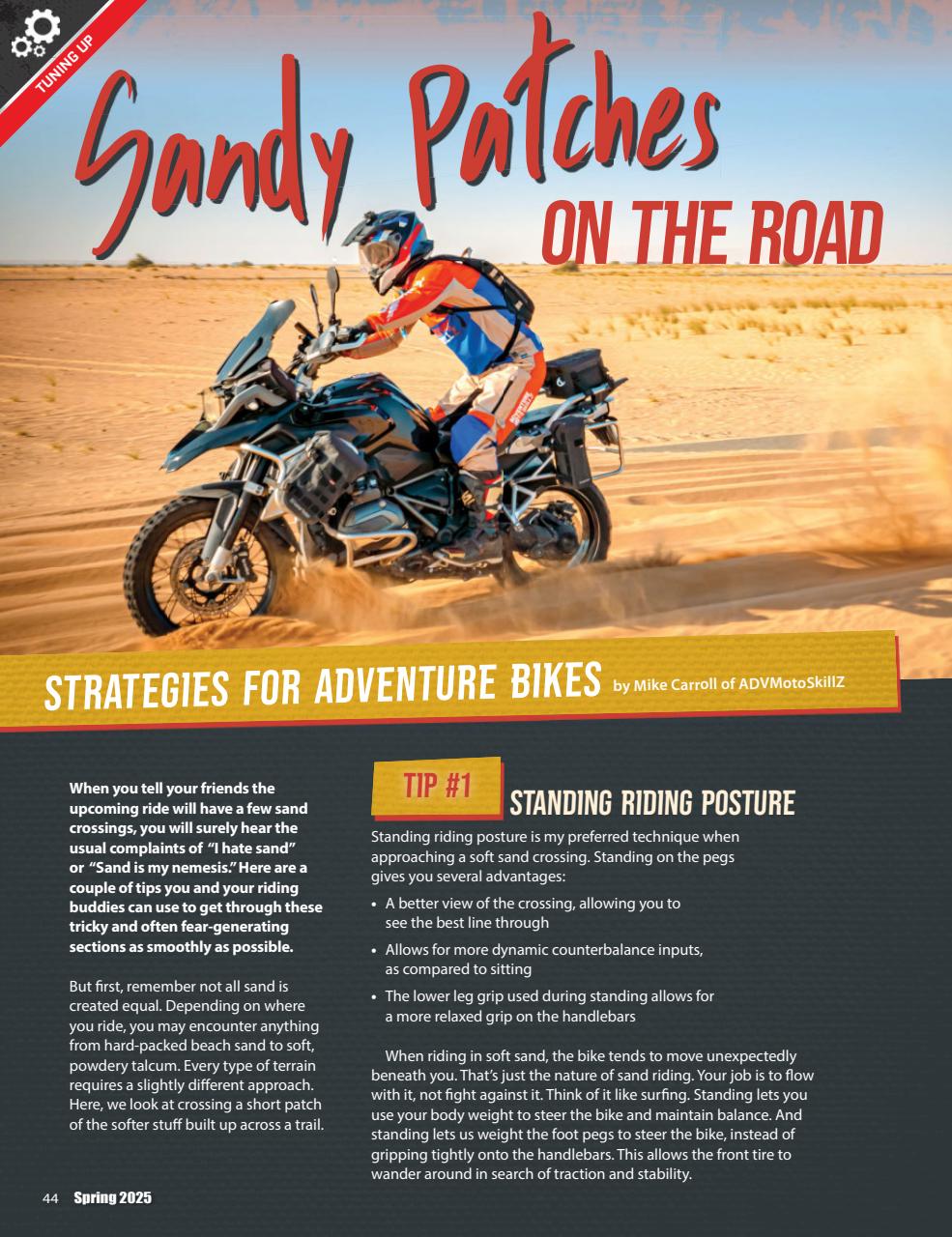 Adventure Motorcycle Preview Pages