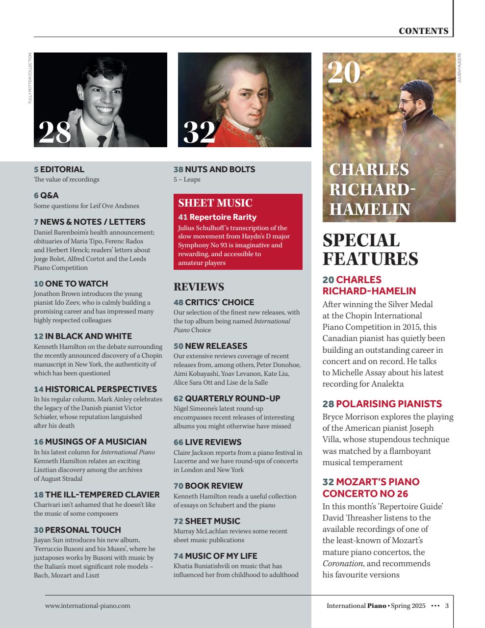 International Piano Preview Pages