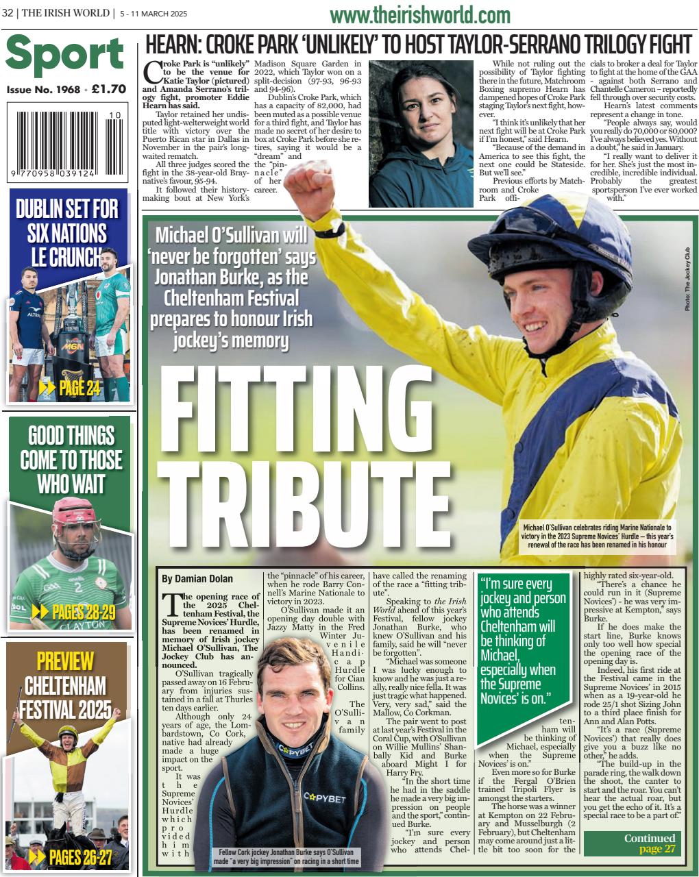 Irish World Preview Pages