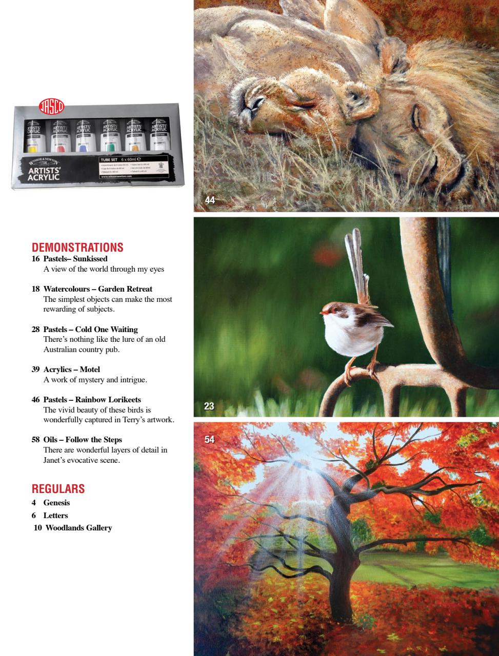 Artist's Palette Preview Pages