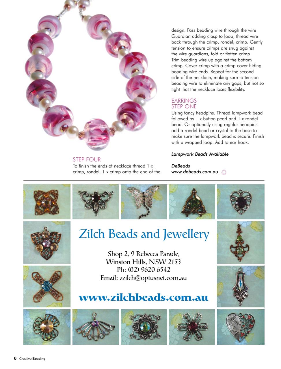 Creative Beading Preview Pages