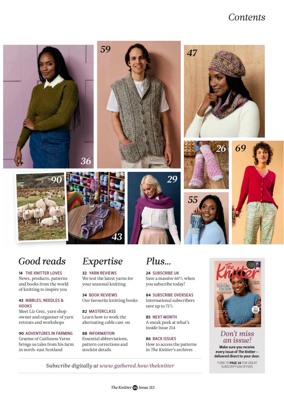 The Knitter Preview Pages