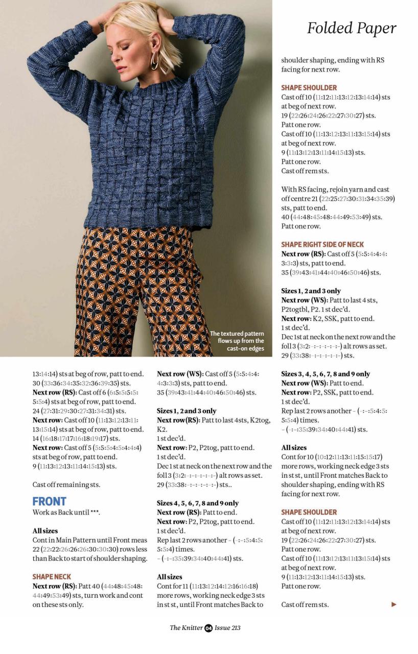 The Knitter Preview Pages