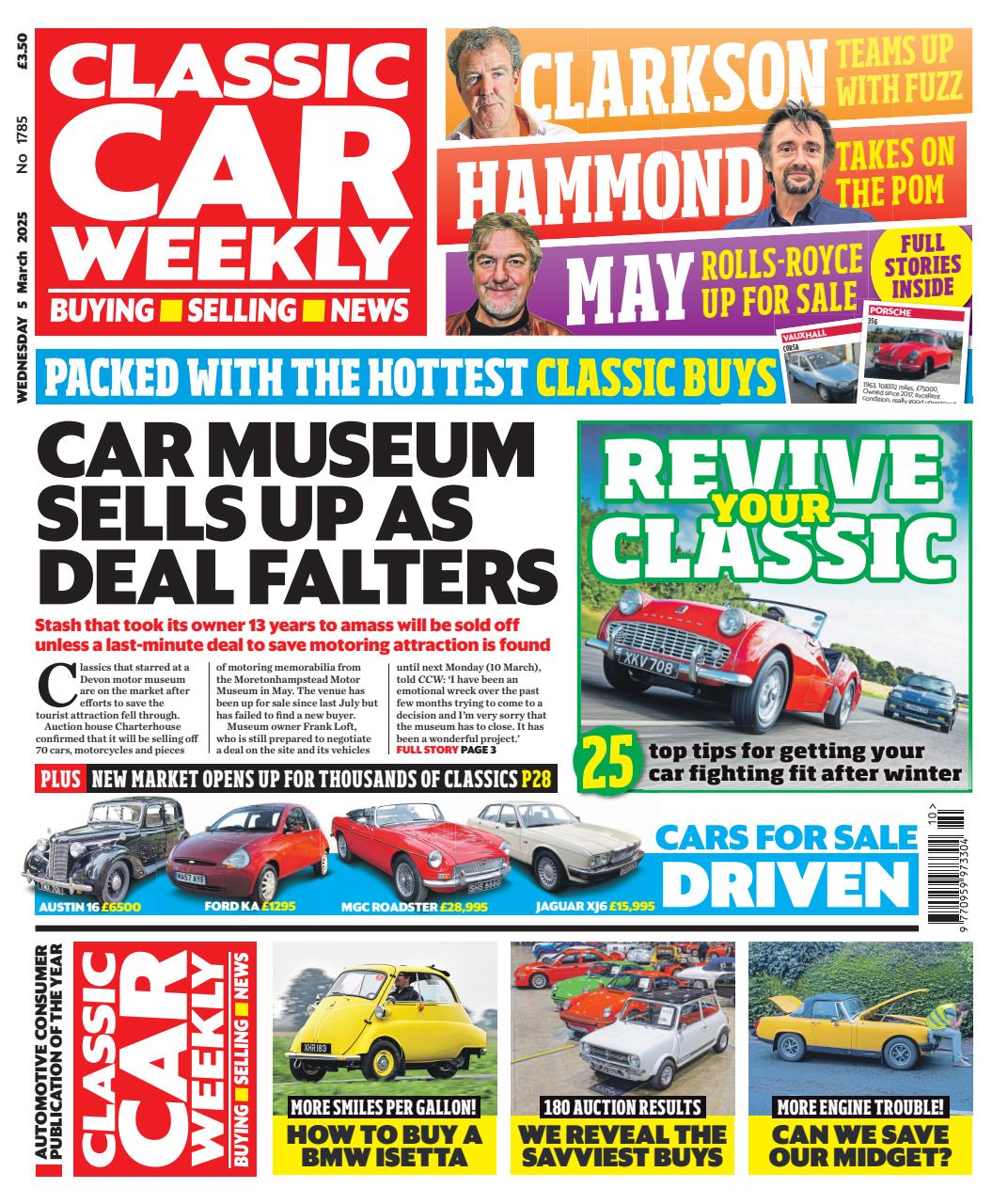 Classic Car Weekly Preview Pages