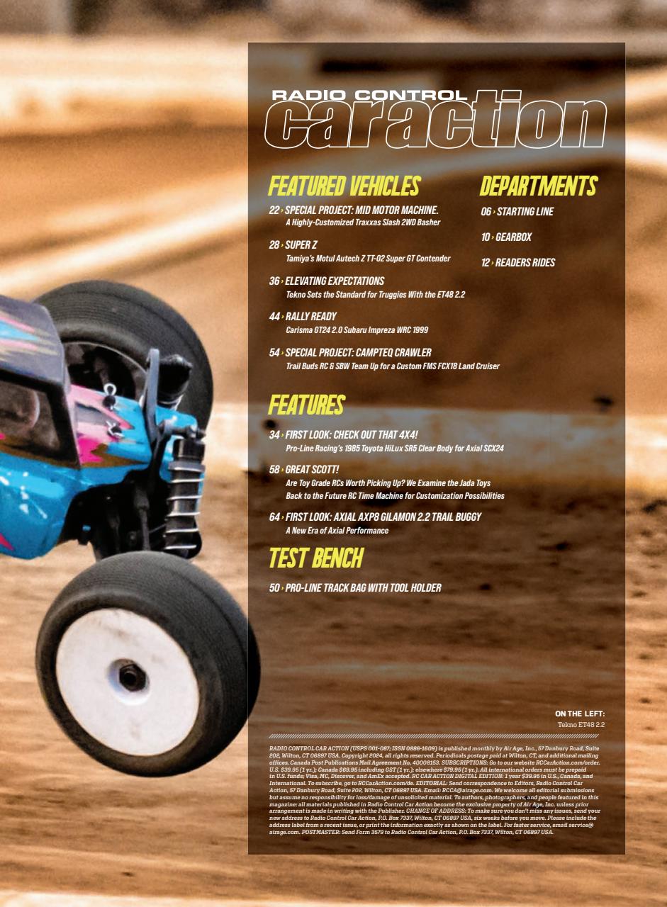 RC Car Action Preview Pages