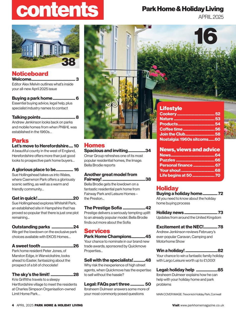 Park Home & Holiday Living Preview Pages