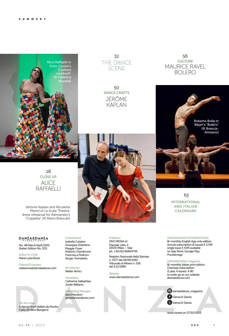 DANZA&DANZA International Preview Pages