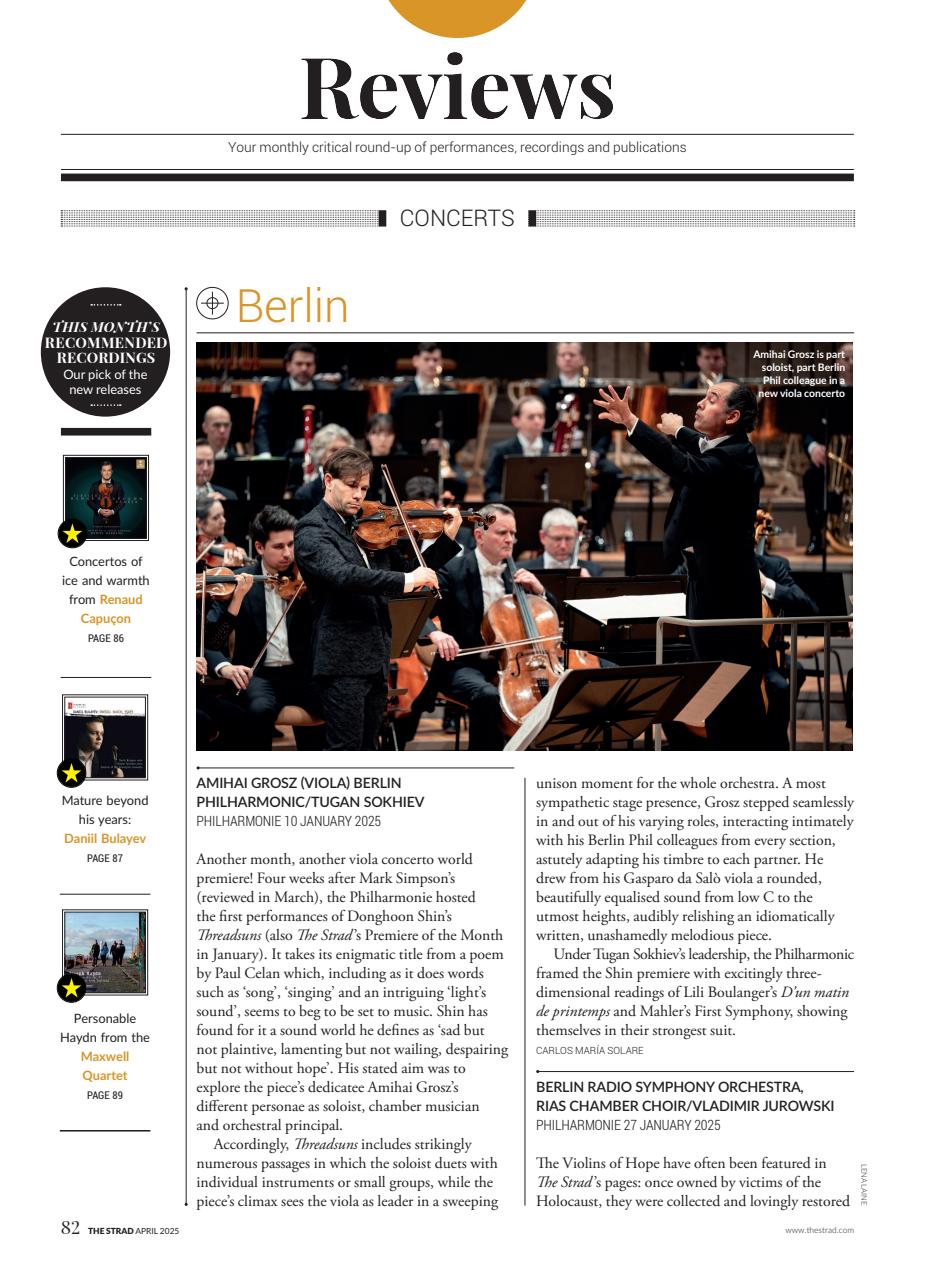 The Strad Preview Pages