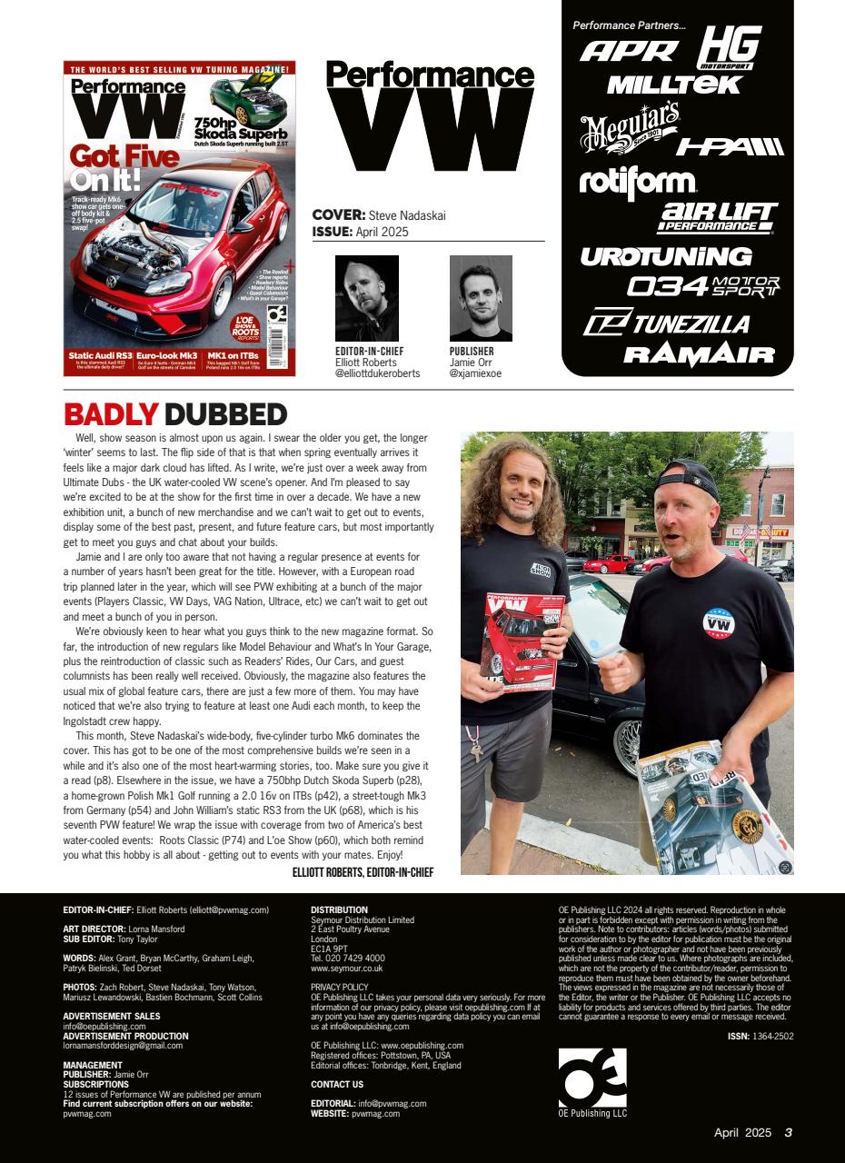 Performance VW Preview Pages