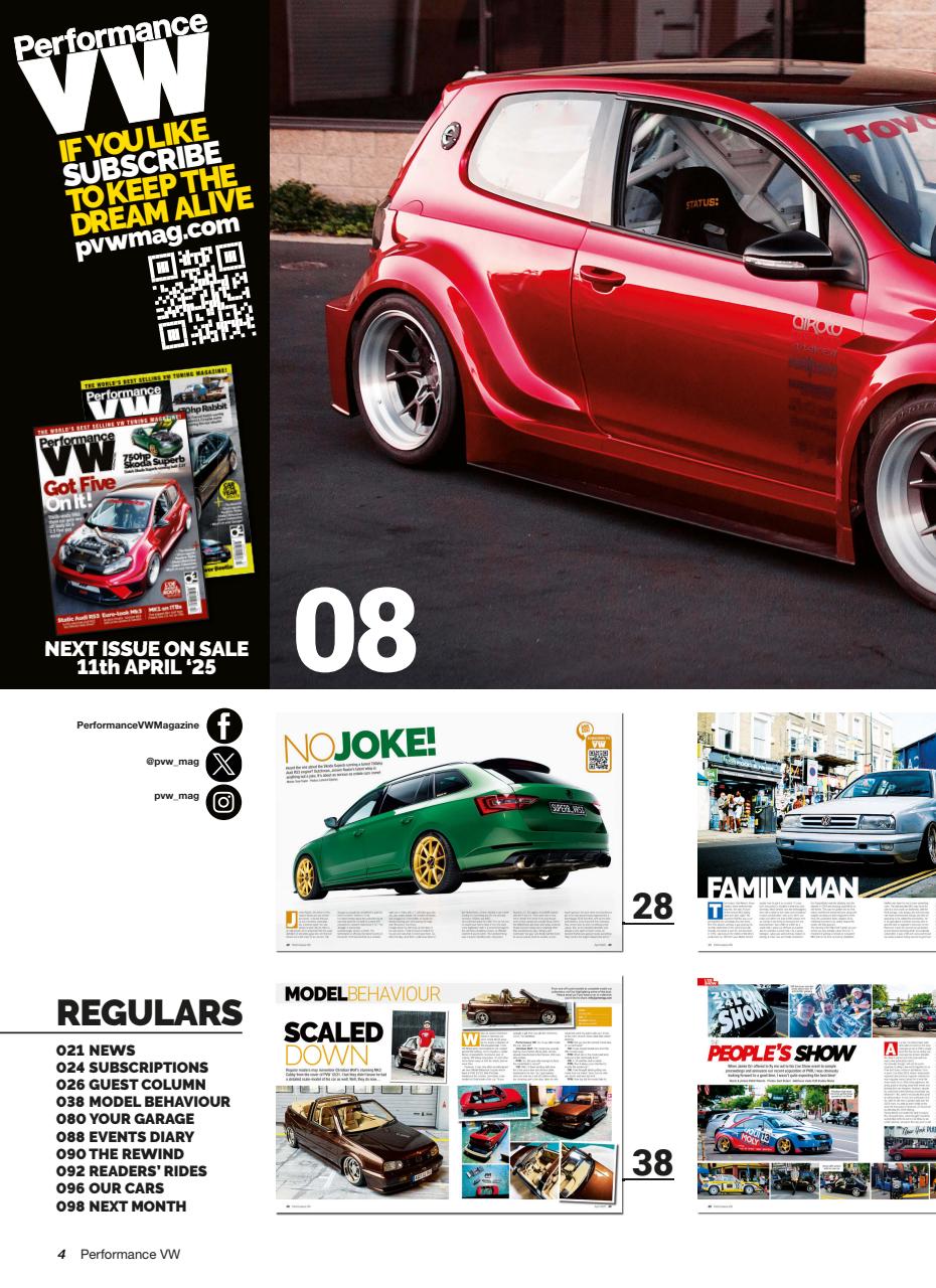 Performance VW Preview Pages