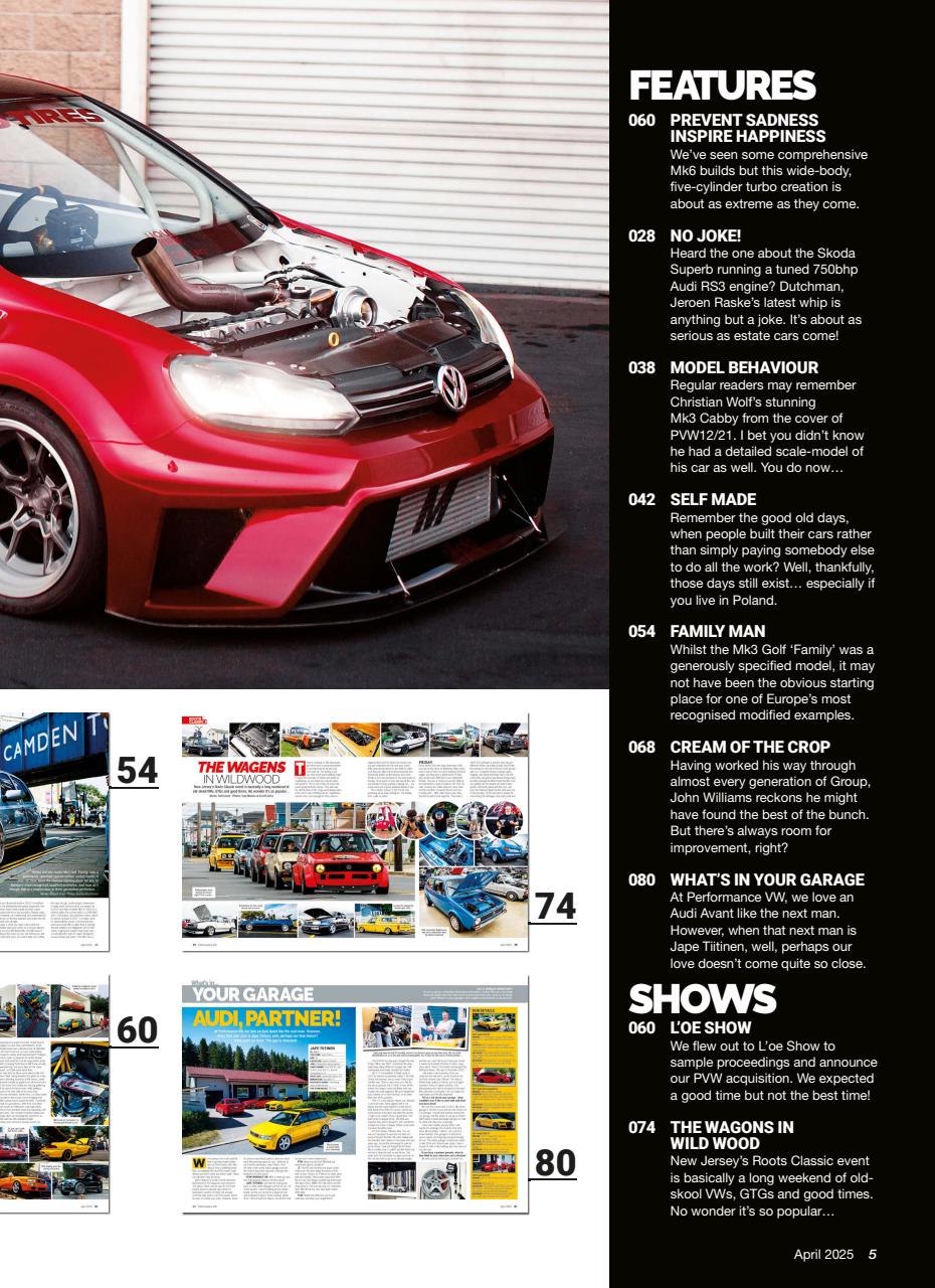 Performance VW Preview Pages