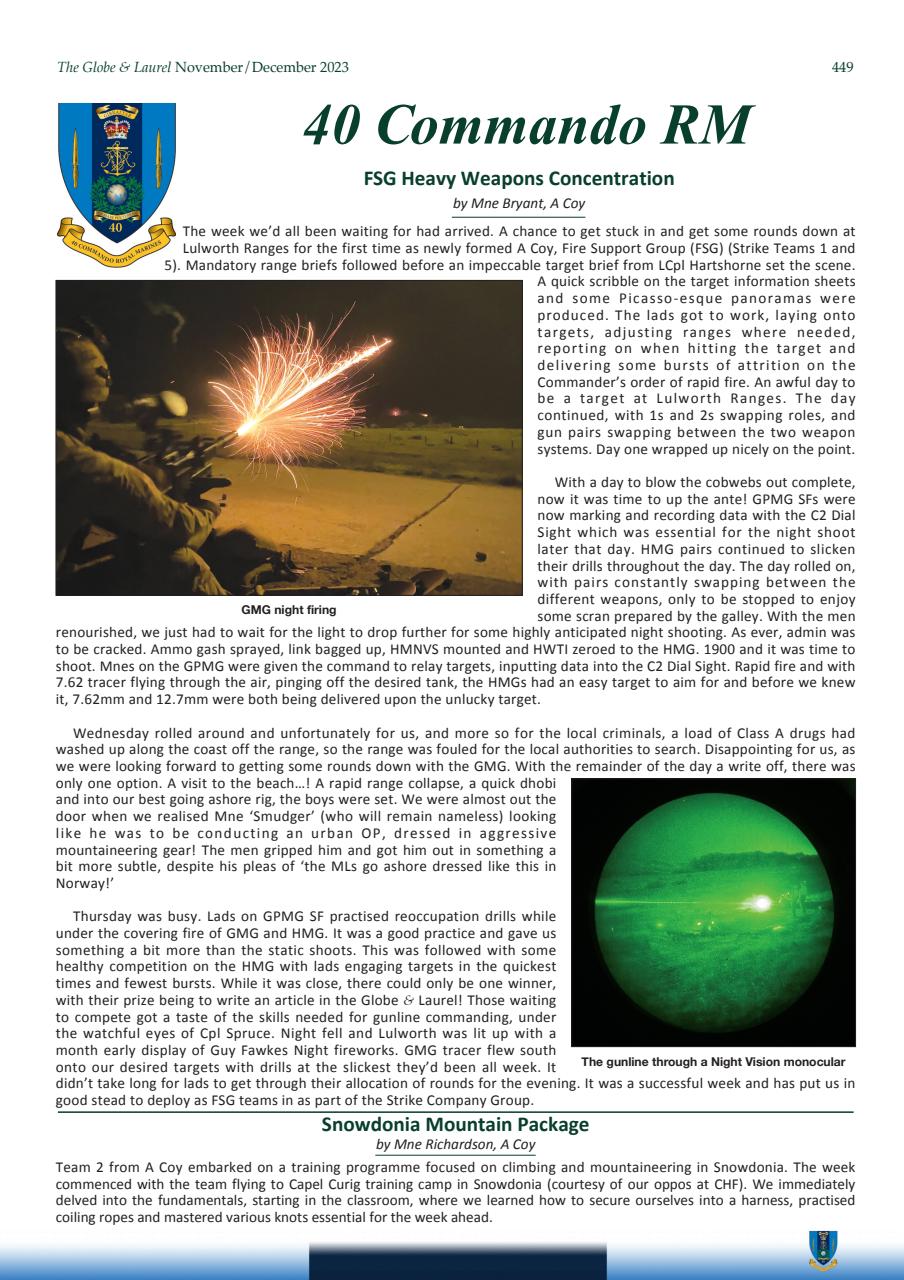 Globe & Laurel Preview Pages