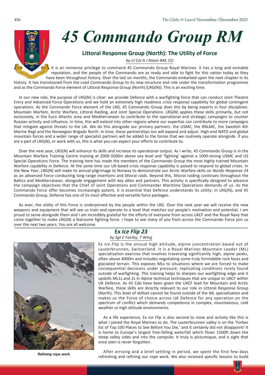 Globe & Laurel Preview Pages