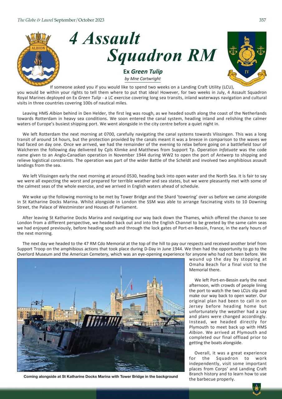 Globe & Laurel Preview Pages