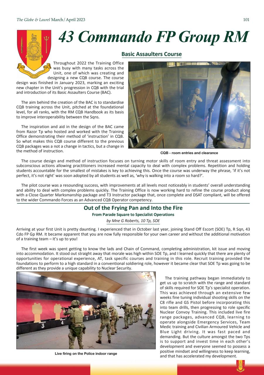 Globe & Laurel Preview Pages