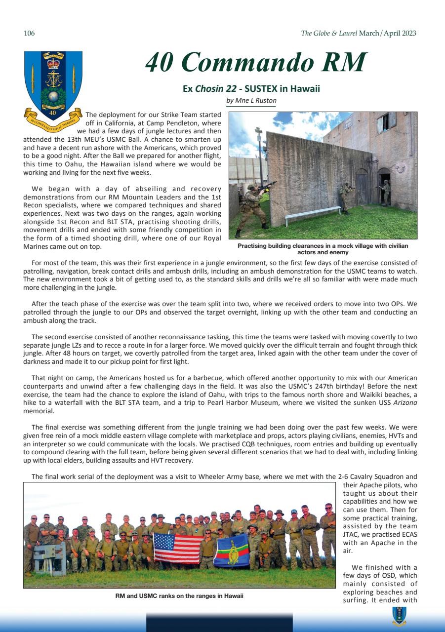 Globe & Laurel Preview Pages