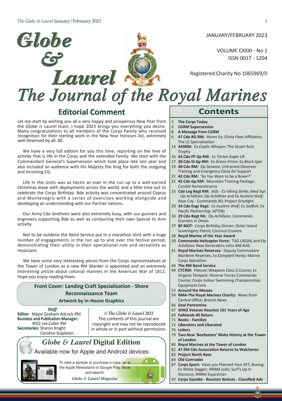 Globe & Laurel Preview Pages