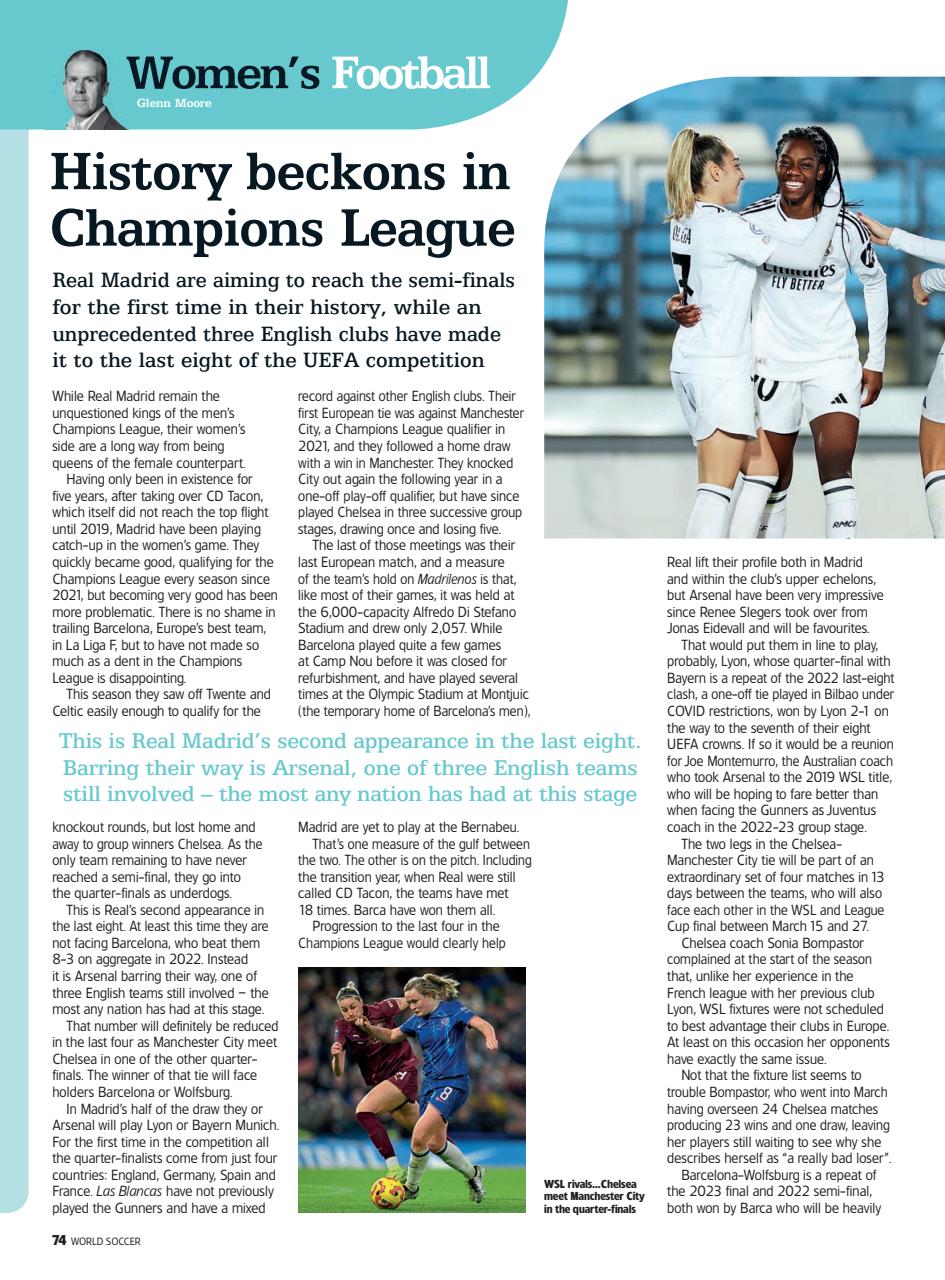 World Soccer Preview Pages