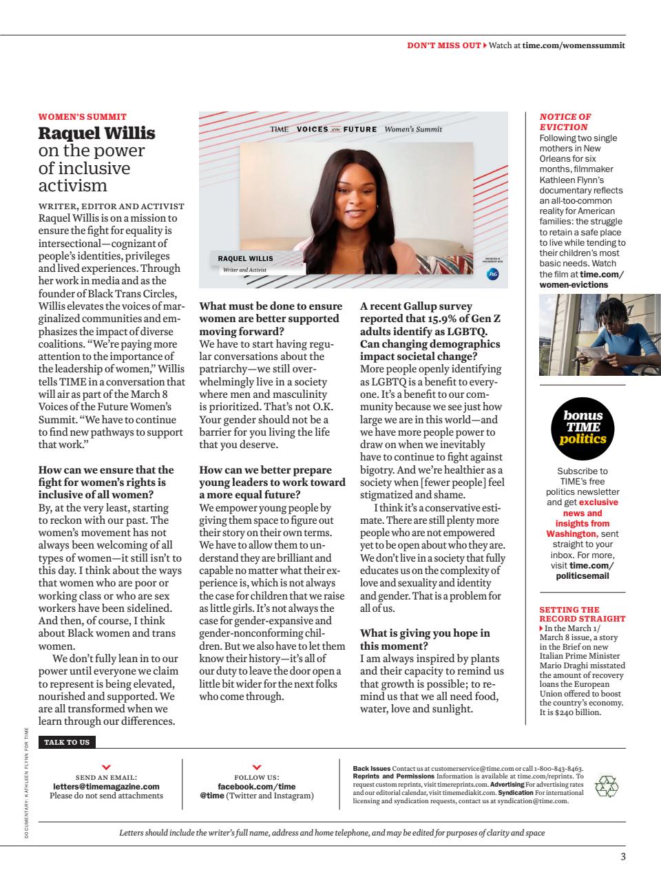 TIME Magazine Asia Preview Pages