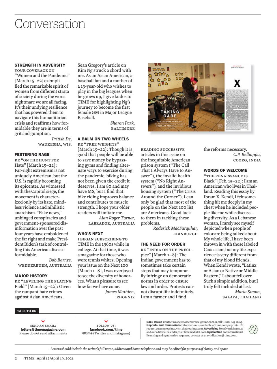 TIME Magazine Asia Preview Pages