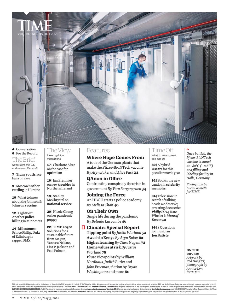 TIME Magazine Asia Preview Pages