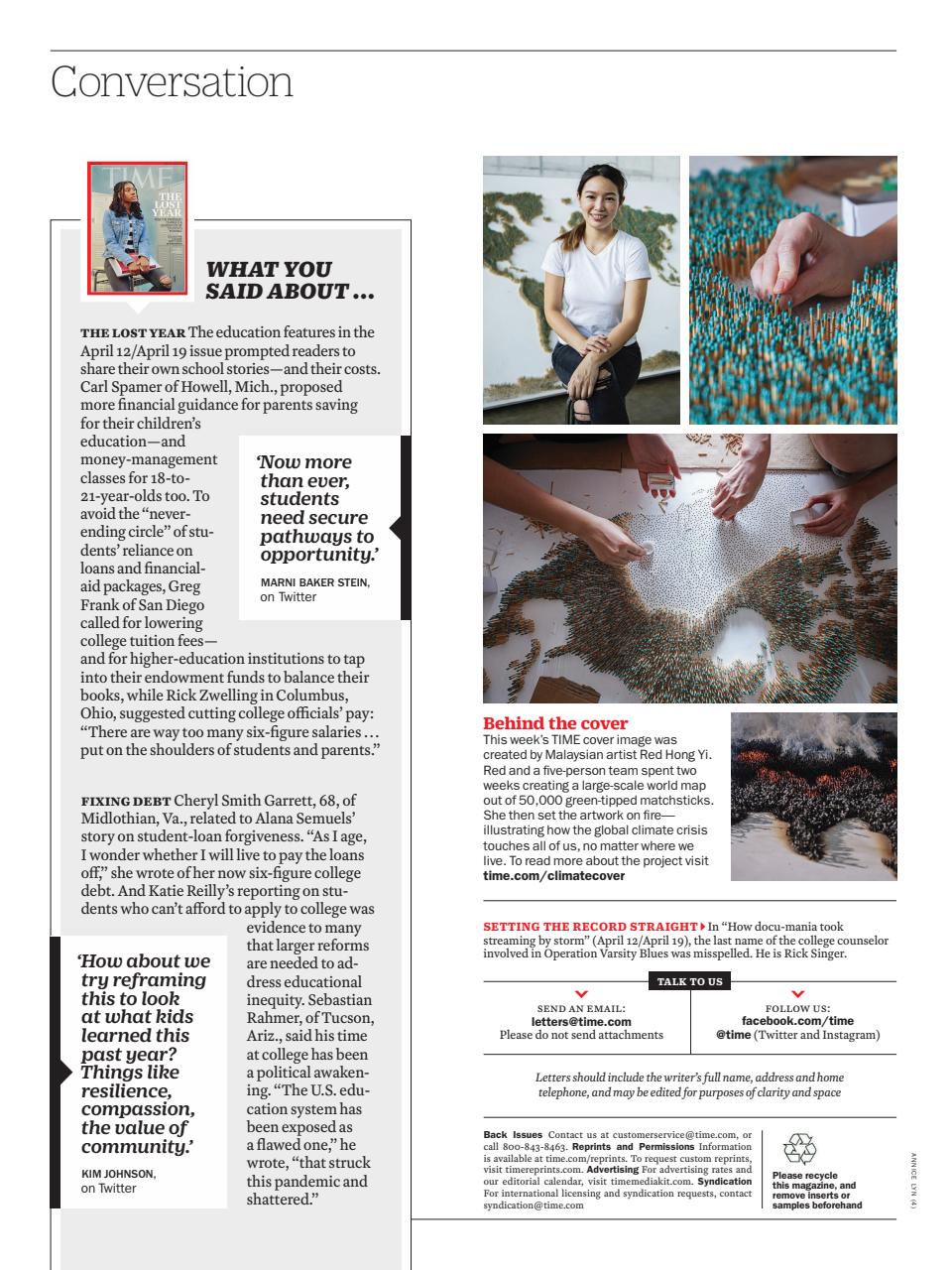 TIME Magazine Asia Preview Pages