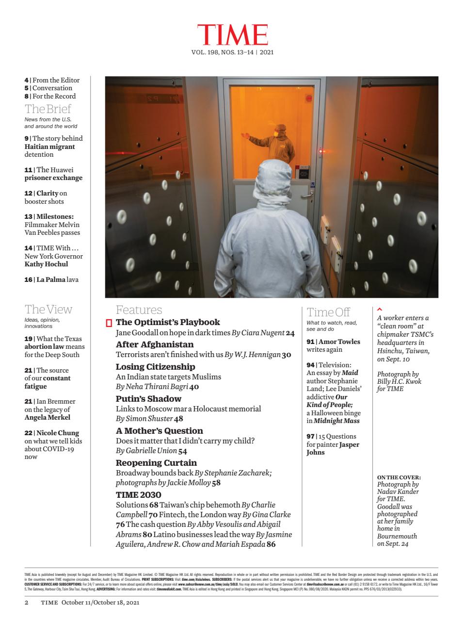 TIME Magazine Asia Preview Pages