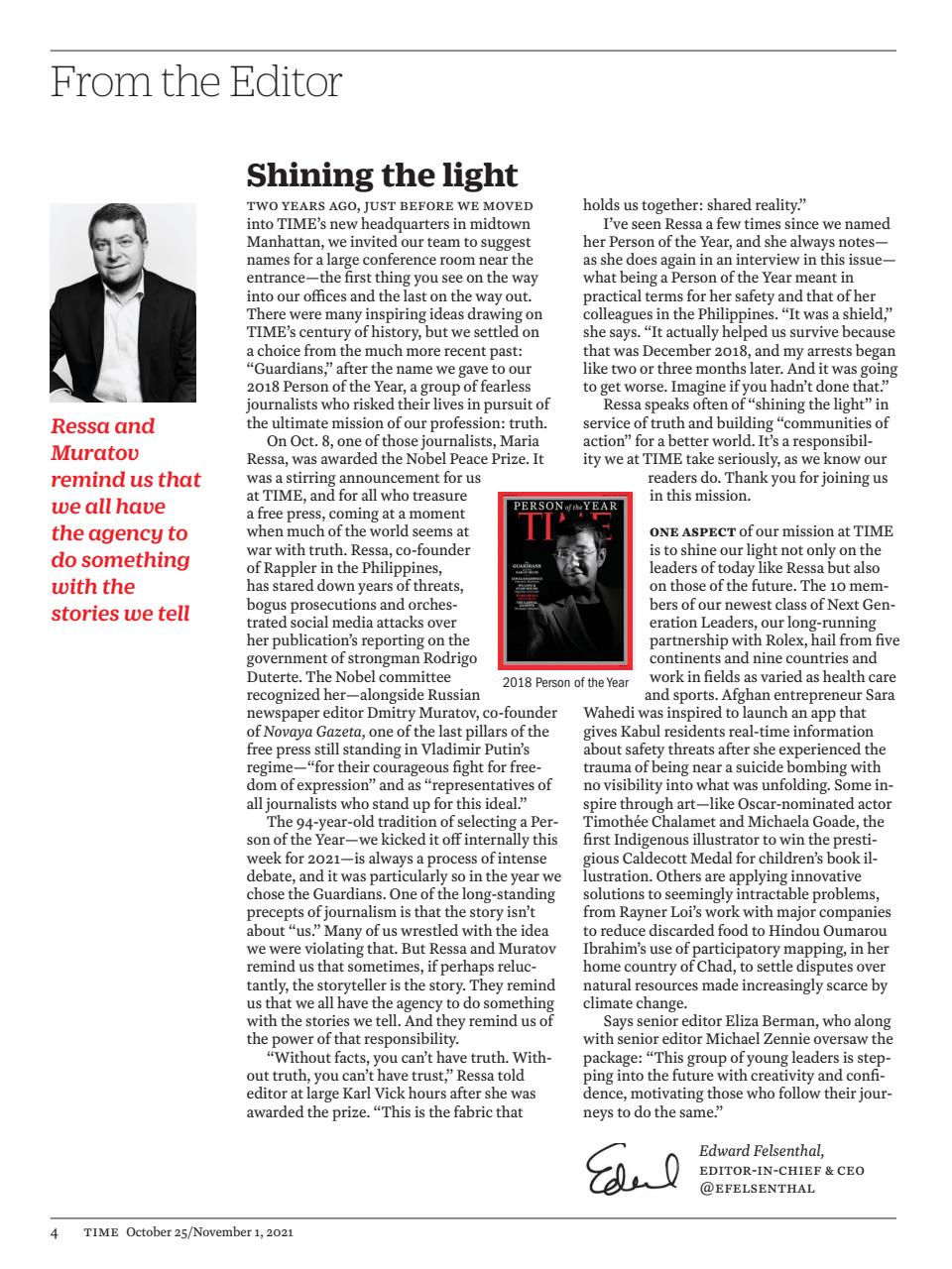 TIME Magazine Asia Preview Pages