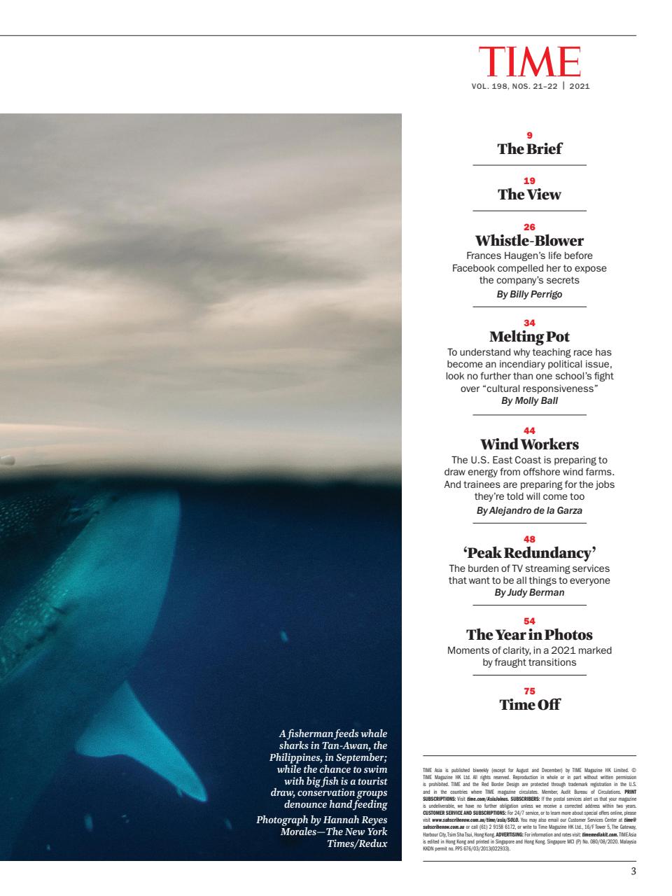 TIME Magazine Asia Preview Pages