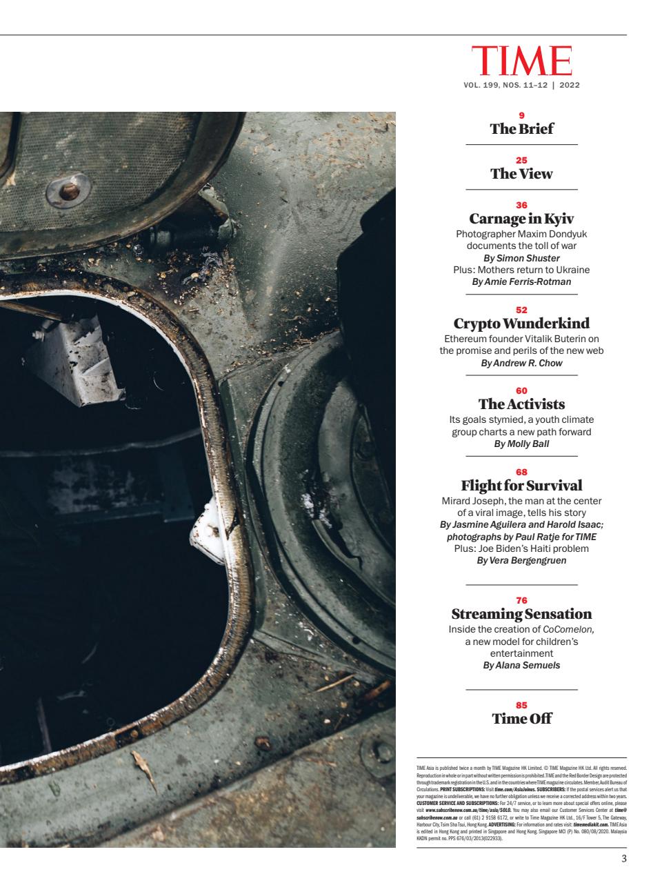 TIME Magazine Asia Preview Pages