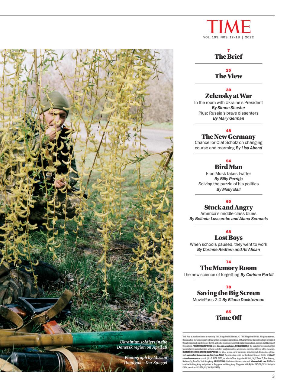 TIME Magazine Asia Preview Pages