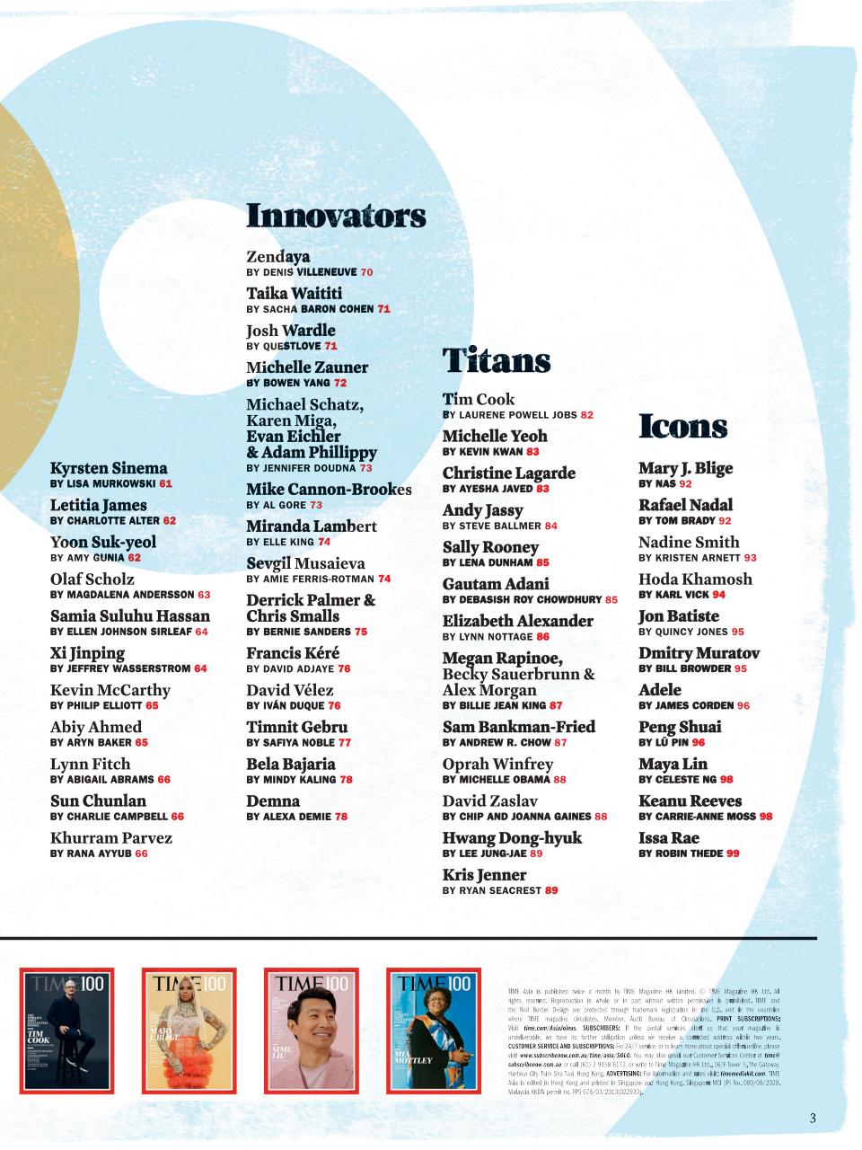 TIME Magazine Asia Preview Pages