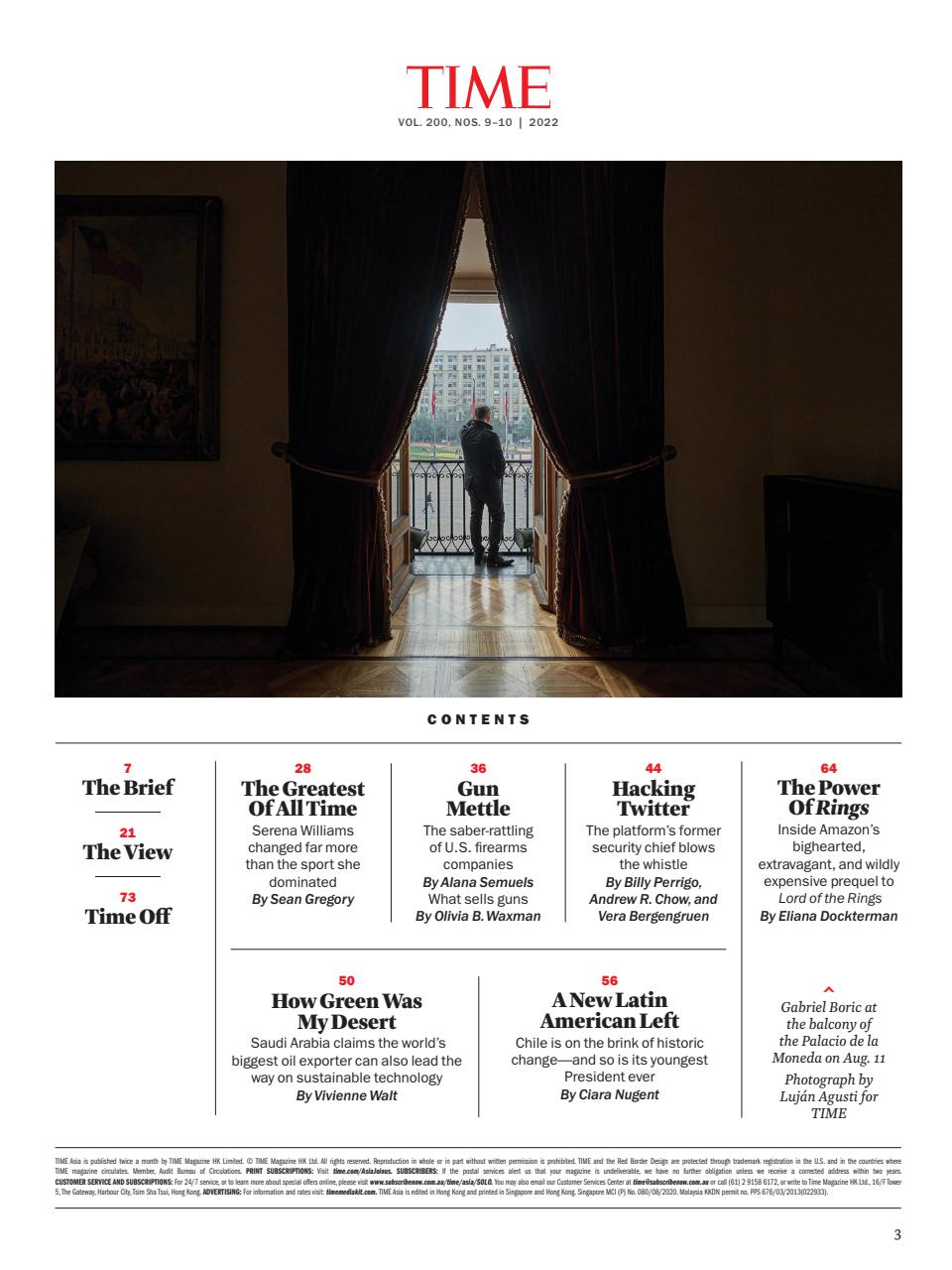 TIME Magazine Asia Preview Pages