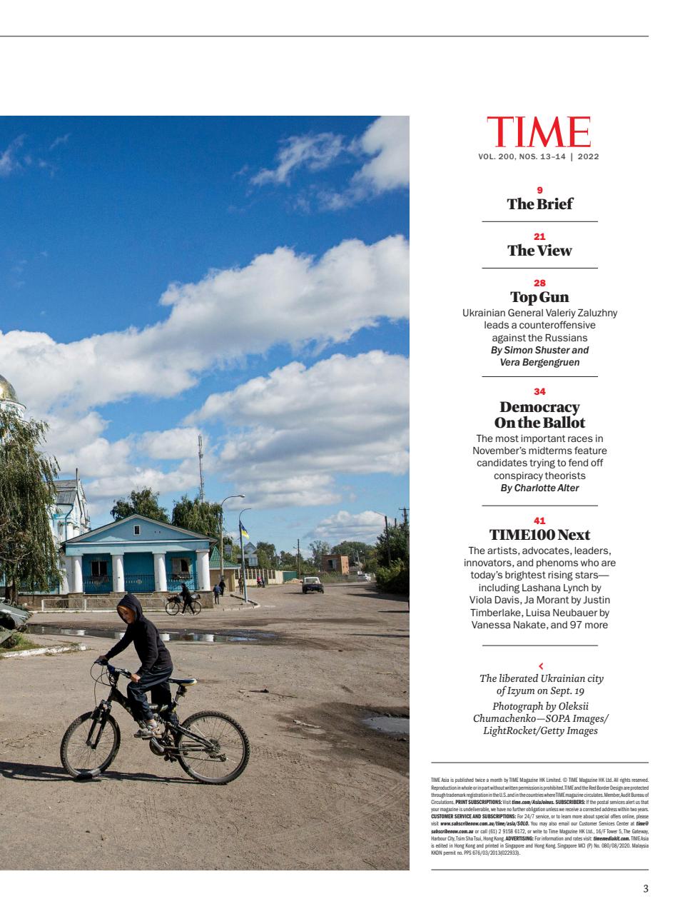 TIME Magazine Asia Preview Pages