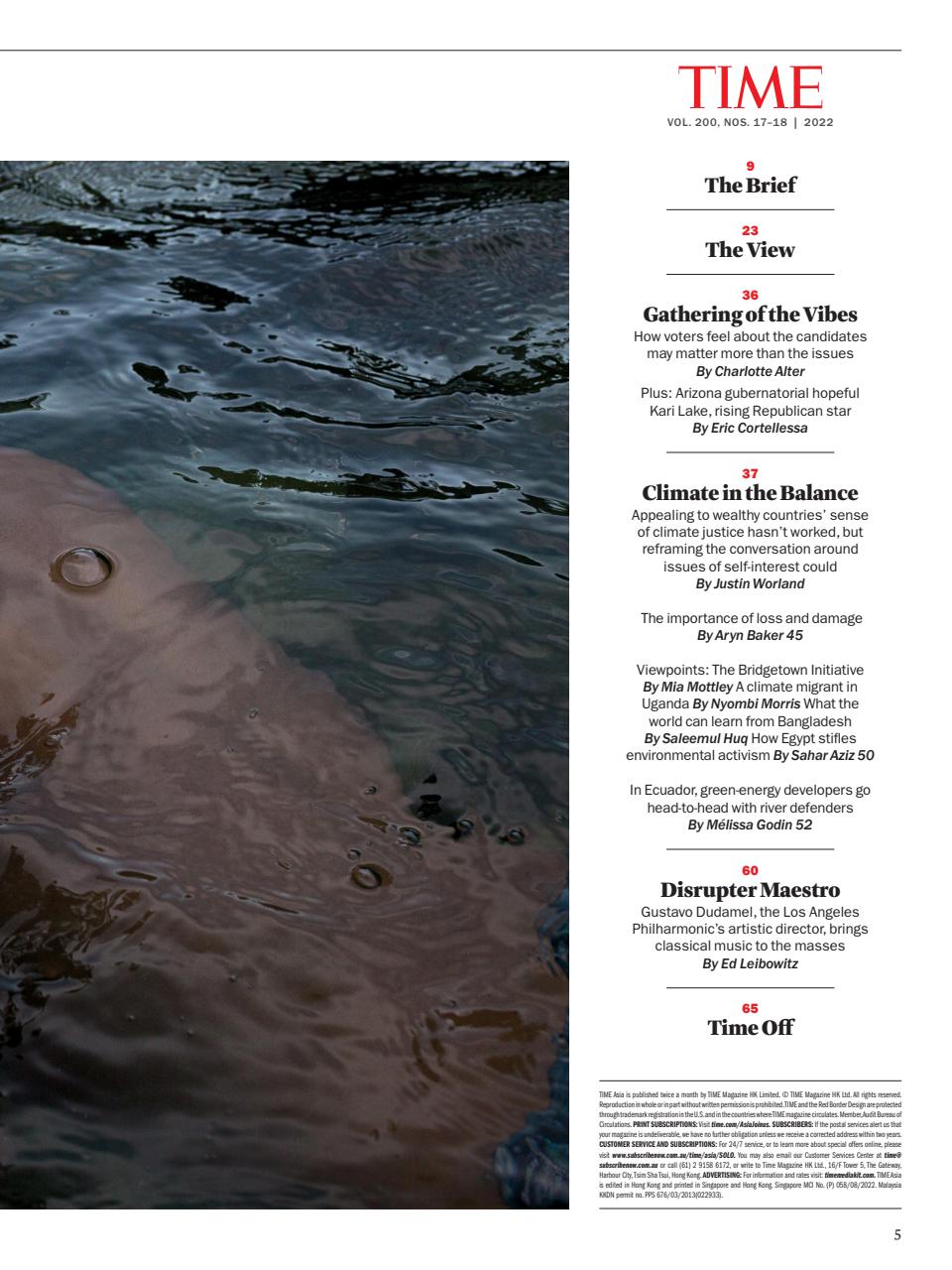 TIME Magazine Asia Preview Pages