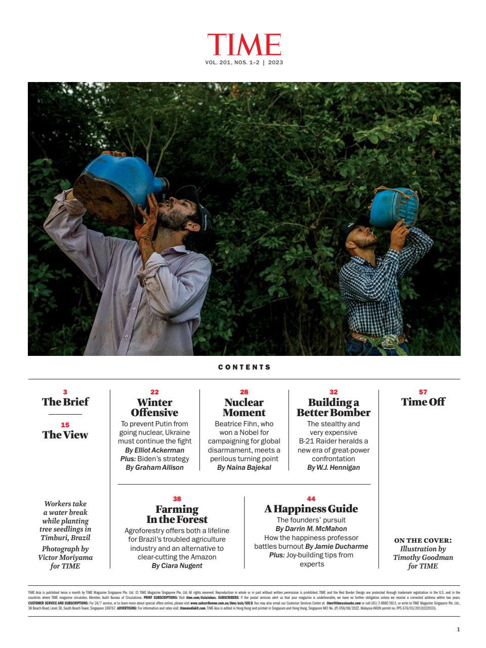 TIME Magazine Asia Preview Pages