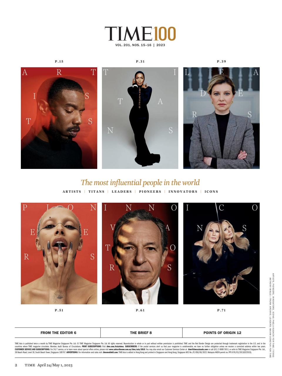 TIME Magazine Asia Preview Pages