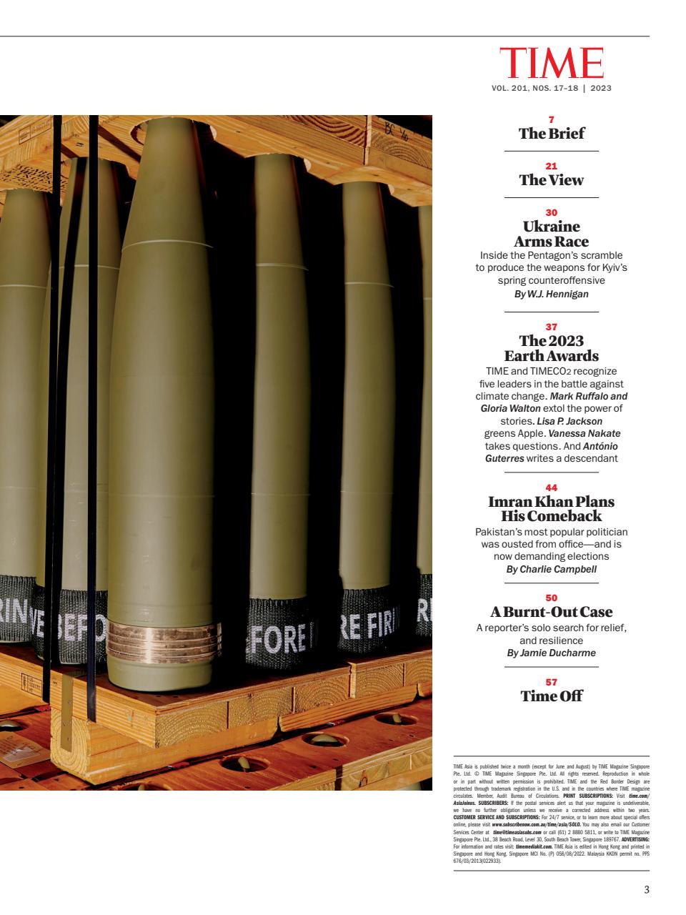 TIME Magazine Asia Preview Pages