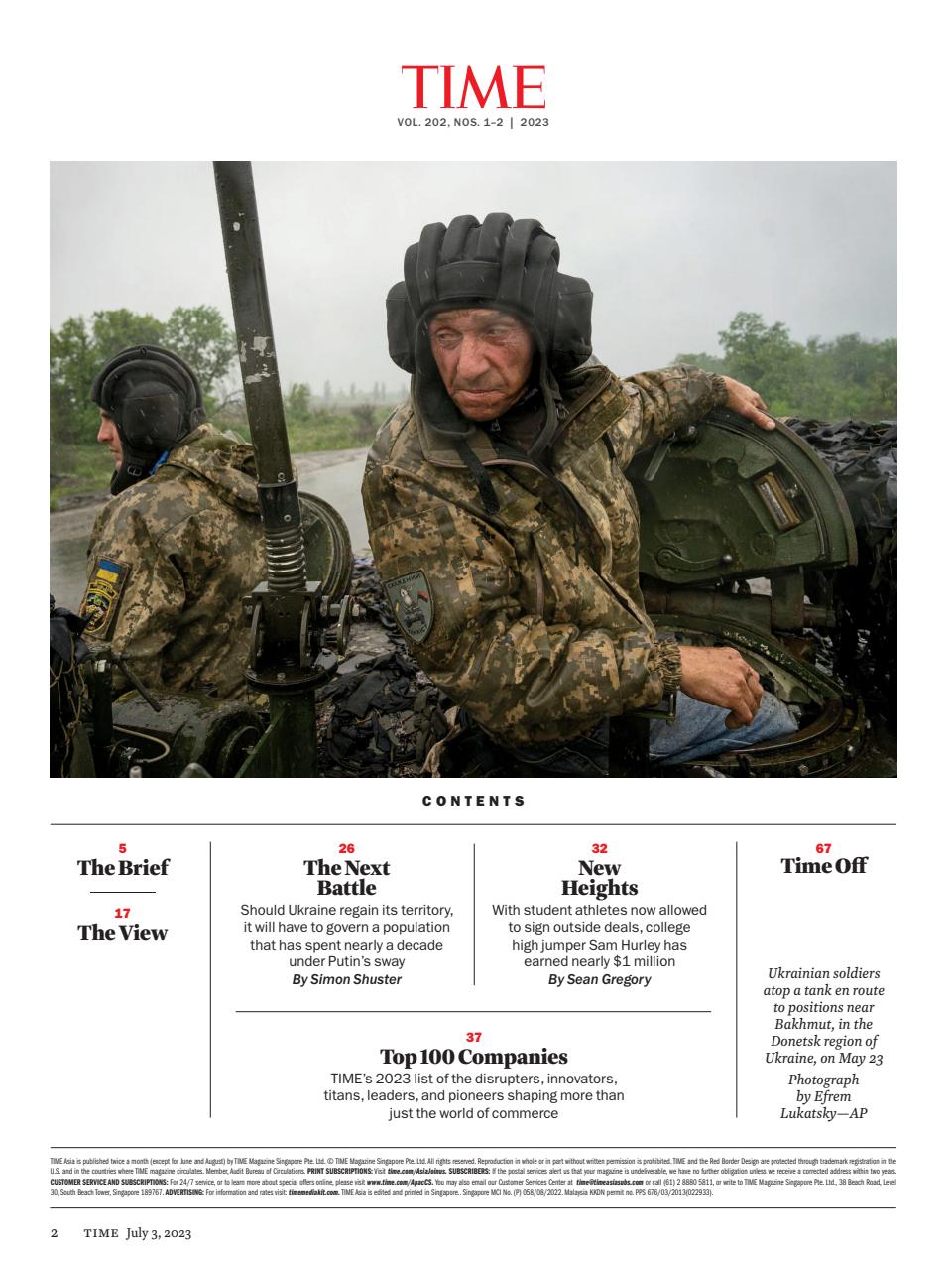 TIME Magazine Asia Preview Pages