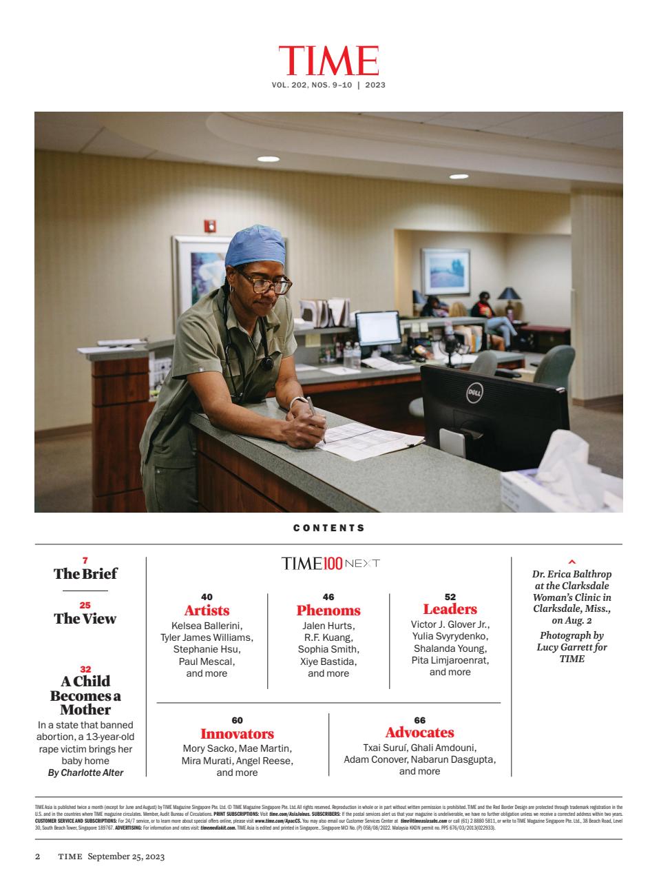 TIME Magazine Asia Preview Pages