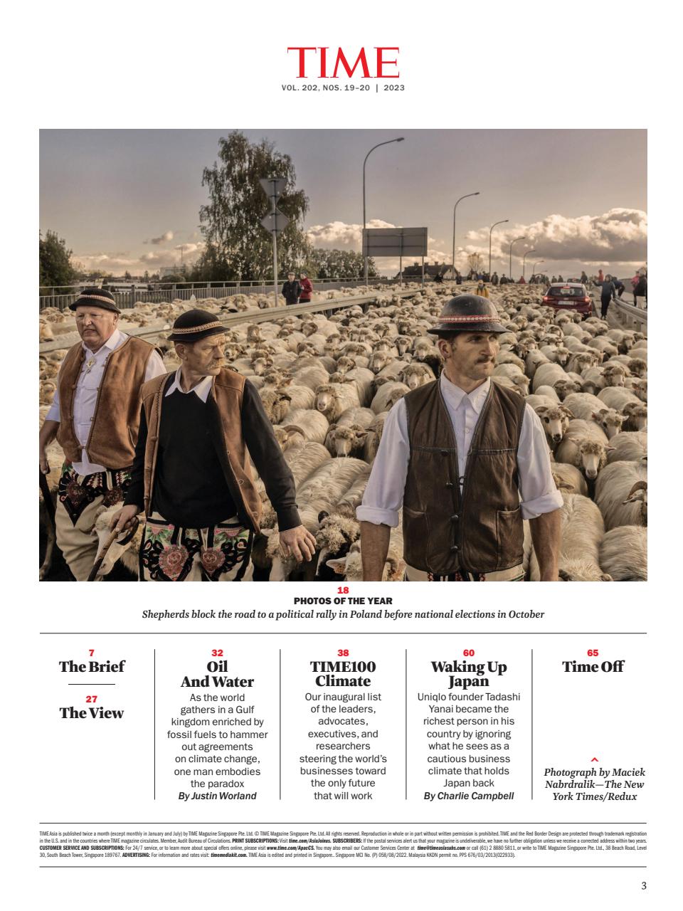 TIME Magazine Asia Preview Pages