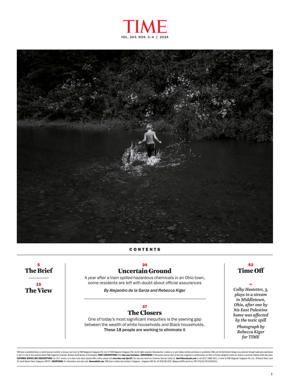 TIME Magazine Asia Preview Pages