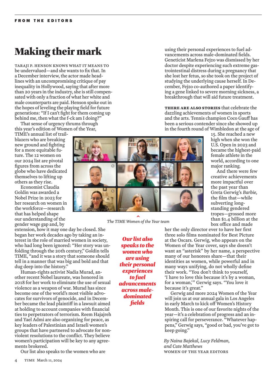 TIME Magazine Asia Preview Pages