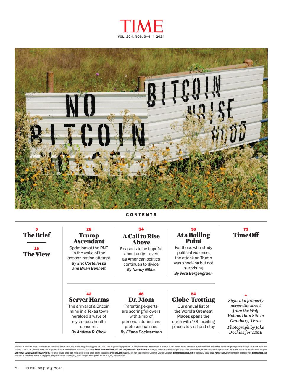 TIME Magazine Asia Preview Pages